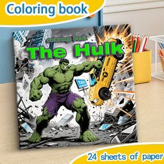 Marvel's Hulk Adult Coloring Book - 22 Pages of Hulk Forms - Great Holiday Gift