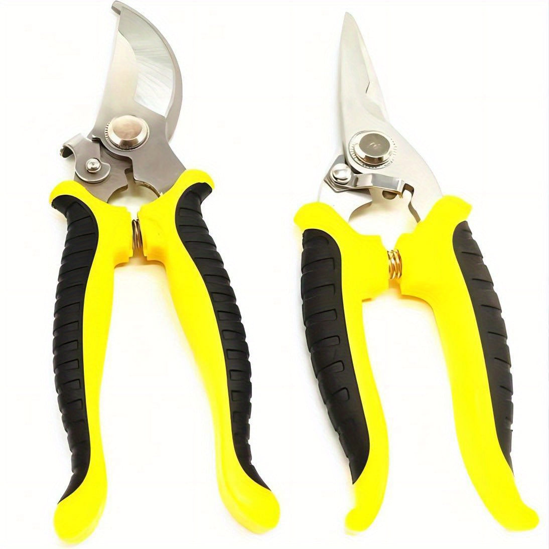 2pcs Pruning Shears Garden Trimming Scissors Tree Trimmers High Carbon Steel
