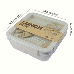1pc Lunch Box Bento Box Kitchen Plastic Food Container Home Kitchen Accessories