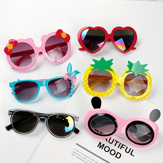 Kids Cartoon Sunglasses Round Frame Boy Girl Party Accessories