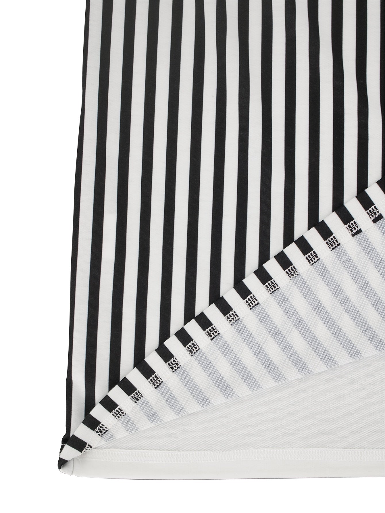  Colorblock Striped Short Sleeve Dress