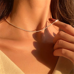 Wave Glitter Necklace for Women - Party Dating Gift Daily Decor