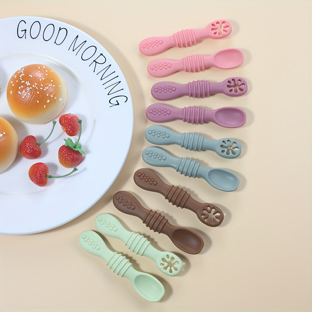 Baby Silicone Spoon Complementary Food Molar Stick