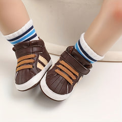 Baby Boy's Lightweight Non Slip Sneakers for Indoor Outdoor Walking