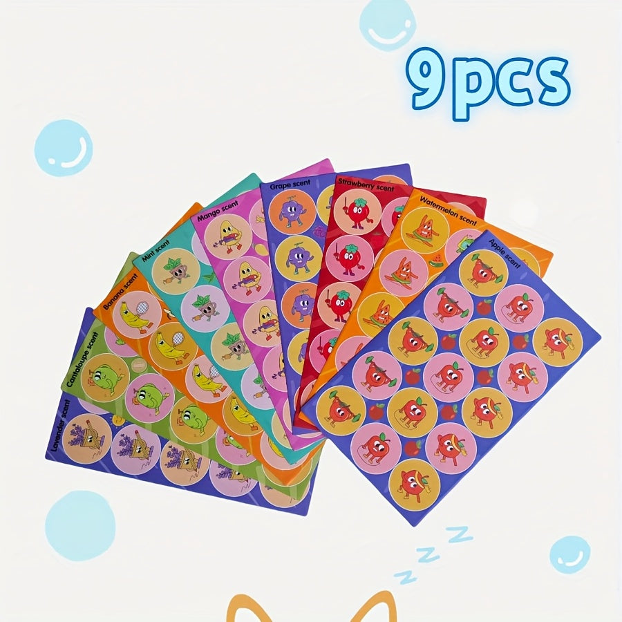 Fruit Scratch & Scent Stickers - Educational Decals for Teachers & Parents