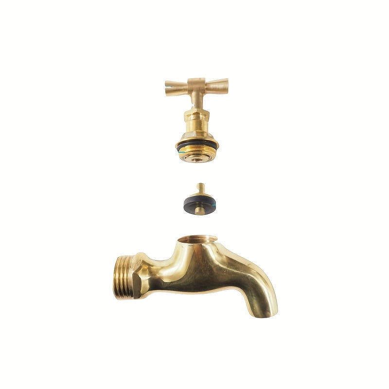 Full Brass Slow Water Faucet for Efficient Water Usage
