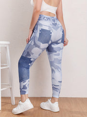  Camo High Rise Leggings with High Stretch
