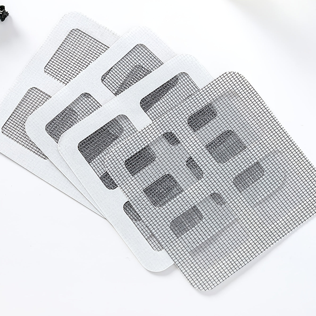 6pcs Window Screen Repair Tape 3.94x3.94" Easy Apply Cover Up Holes
