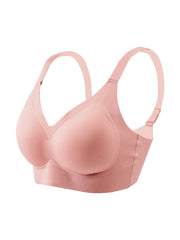 Solid Wireless Bra Comfy Full Coverage Women's Lingerie