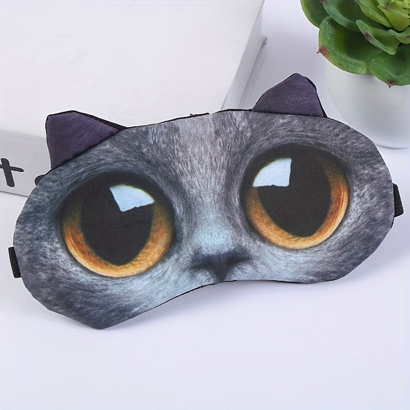 3D Animal Sleep Mask Cat Dog Eye Mask For Men And Women