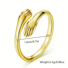 Vintage Adjustable Cuff Ring Anti anxiety Jewelry Men Women