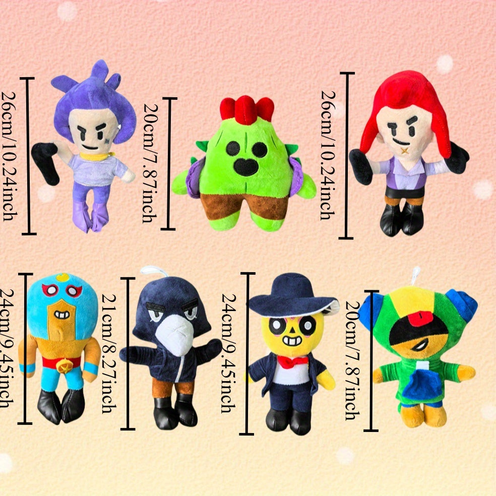Plush Toy Doll Game Set Soft Plush Home Decor Unique Gift for Birthdays