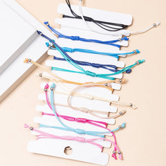 12 Pcs Bohemian Antique Silver Infinity Cord Bracelets
