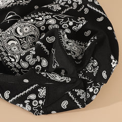 Cashew Print Knitted Bag Head Hat Street Hip Hop Pullover Hat