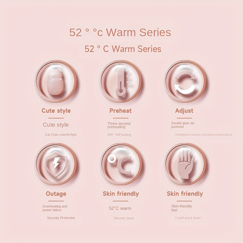 Winter USB Hand Warmer Portable Fast Heating Outdoor Hand Warmer