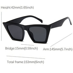 Square Sunglasses Women Cat Eye Sun Glasses Vintage UV400