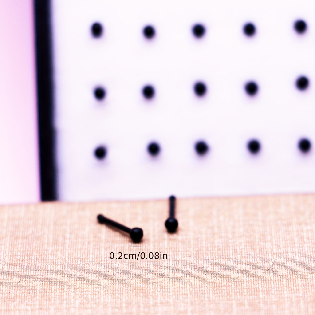 40pcs Small Bead Stainless Steel Nose Stud Ring Unisex