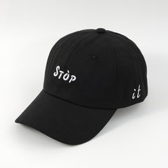 Letter Baseball Cap Unisex Sun Hat Outdoor Casual Style Girl Presents