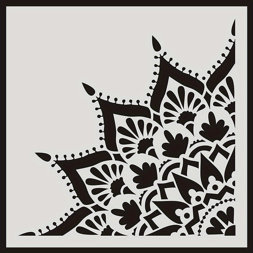 Round Pattern Painting Stencil Lace Ruler DIY Painting Tools