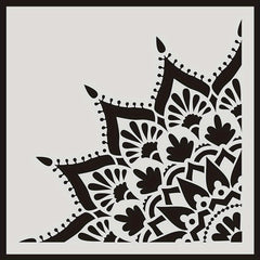 Round Pattern Painting Stencil Lace Ruler DIY Painting Tools
