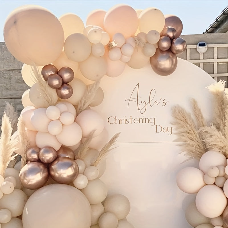 142pcs Rose Balloon Garland for Events