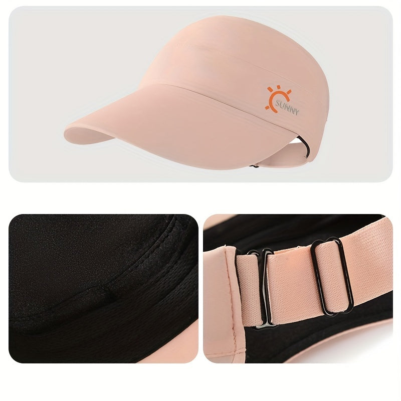 Wide Brim UV Protection Sun Visor Hat for Women