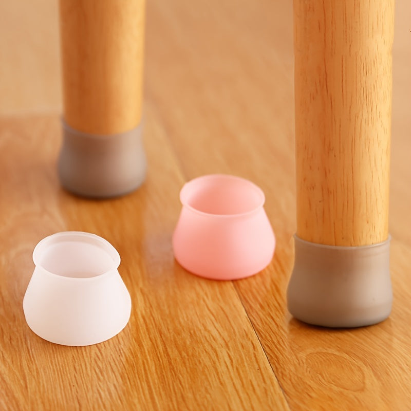 4Pcs Silicone Leg Protectors Foot Cushion Covers for Protection