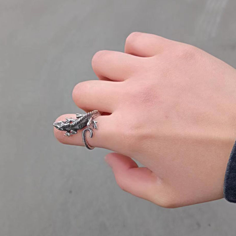 Men's Small Lizard Ring