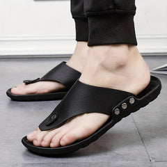 Men's Summer Rome Flip Flop Beach Sandals Comfortable T Strap Open Toe Slipper