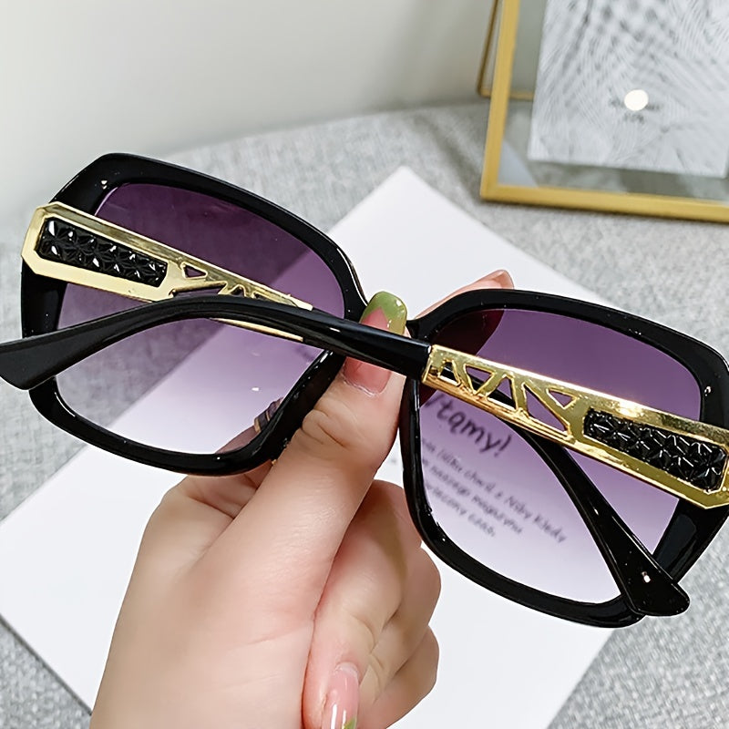 Glitter Gradient Polarized Sunglasses UV400 Sun Shades for Driving
