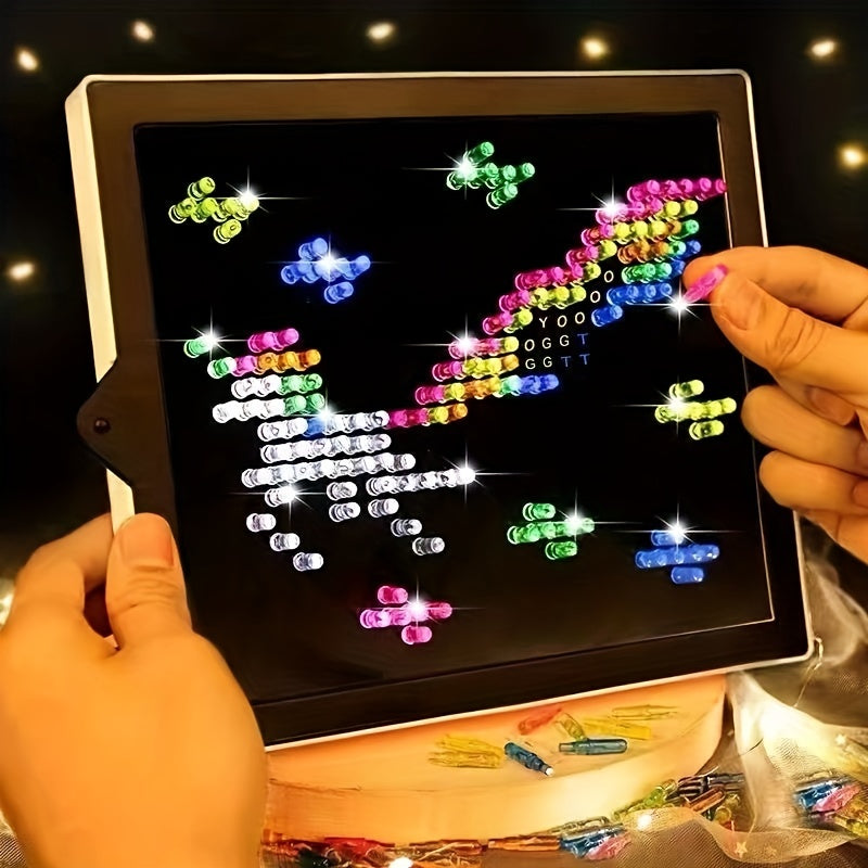 DIY Light Bead Puzzle Painting Toy Christmas Gift