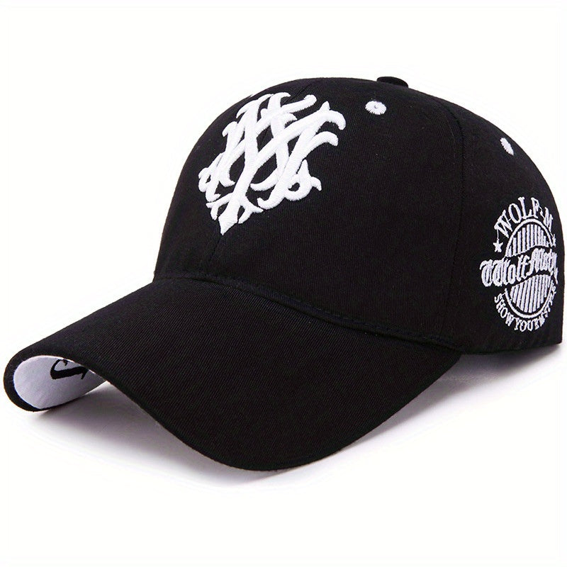 Embroidered Baseball Cap for Men Adjustable Sun Protection Hat