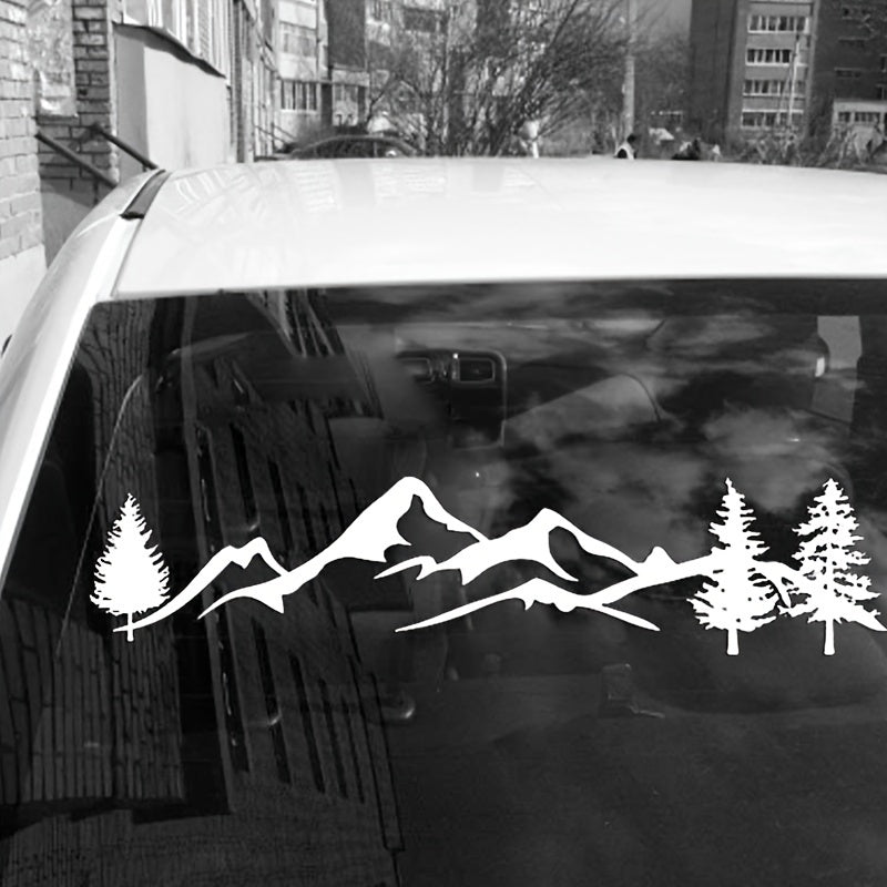 Car Reflective Mountain Flower Decal Vinyl Graphics Kit