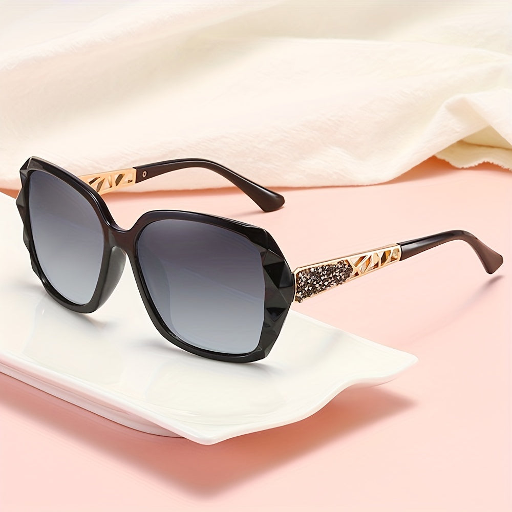 Square Gradient Sunglasses UV400 for Driving Beach Travel