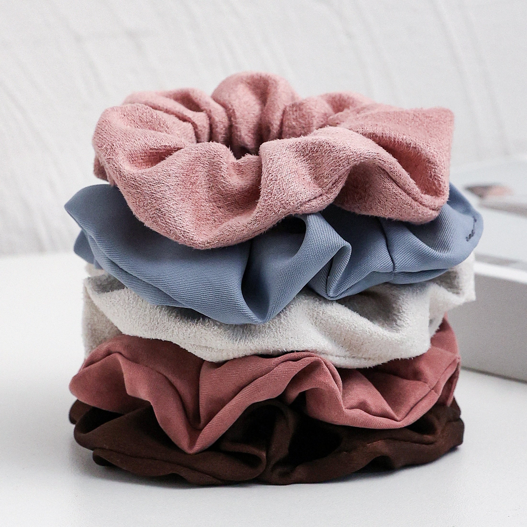 5pcs Large Scrunchie Hair Ties for Women
