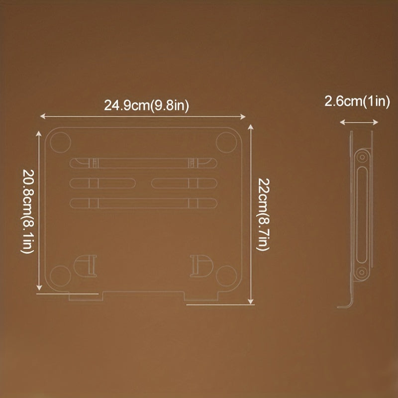 Vertical Lift Bracket for Heat Dissipation Office Adjustable Portable Notebook