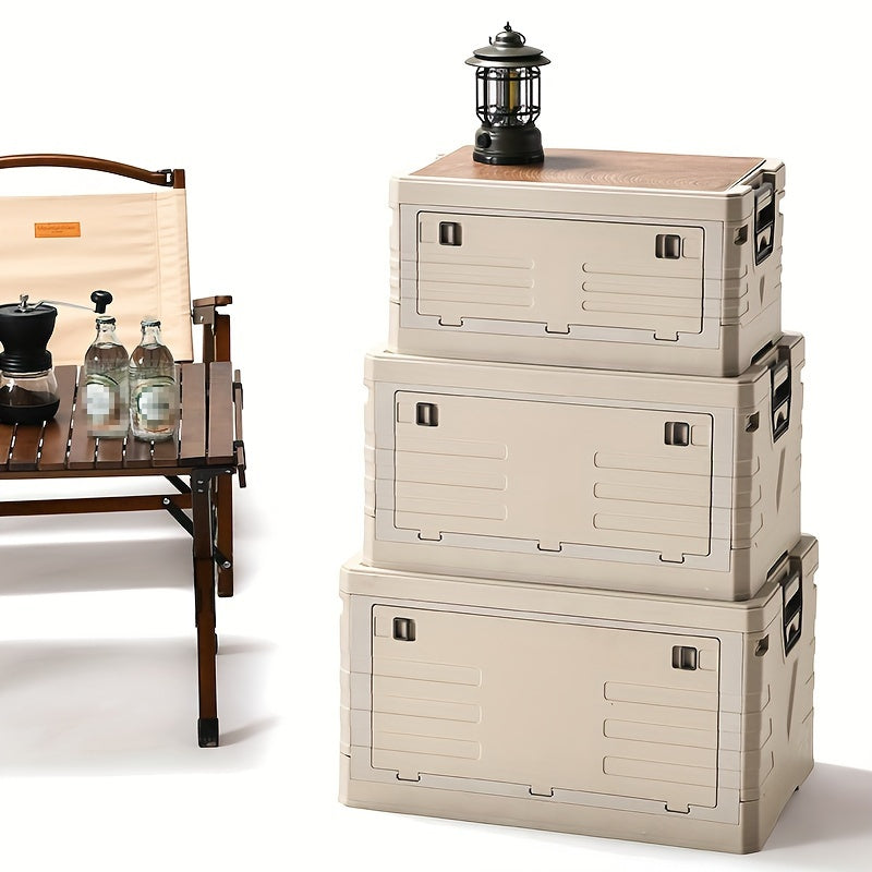 Foldable Storage Box w/ Lids & Handle for Shoes, Books, Toys - Closet Organizer