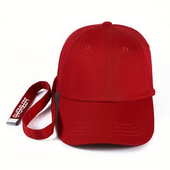 Solid Strap Baseball Cap Lightweight Sunshade Hat