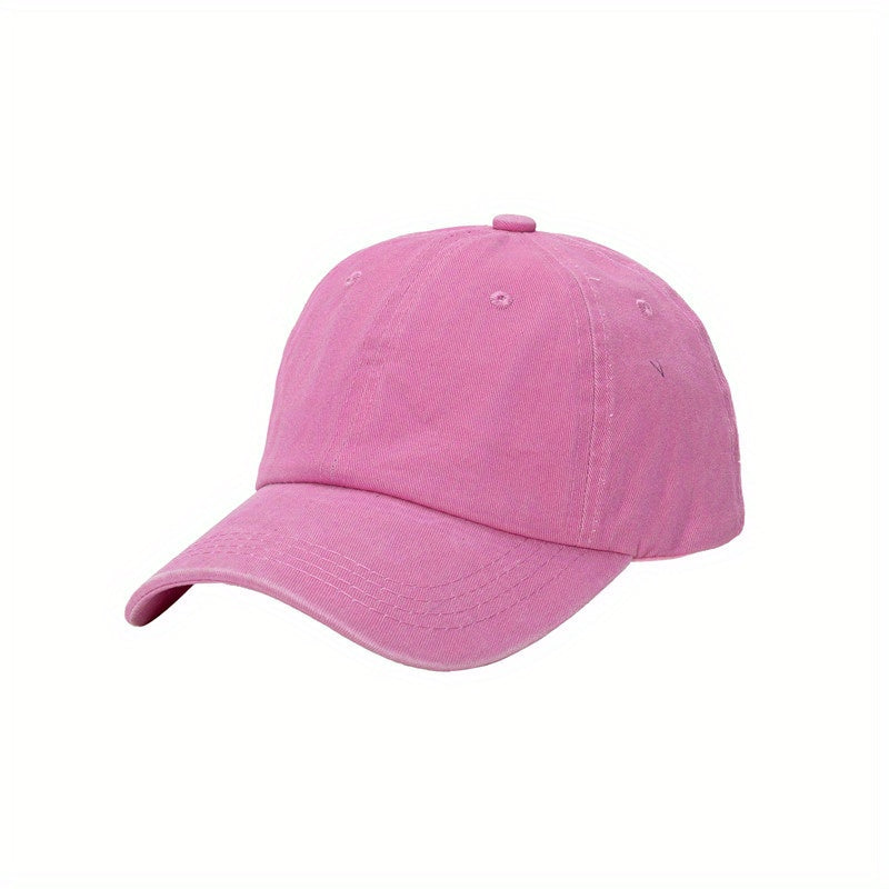 Distressed Washed Kids Baseball Hat Adjustable Trucker Cap for Boys Girls
