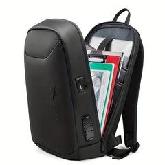 Men's Casual Backpack With Combination Lock Lightweight Outdoor Backpack