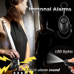 Women's Safety Keychain Set w/ Personal Alarm, Window Breaker, Accessories