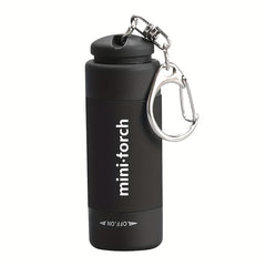 USB Rechargeable Mini Flashlight for Camping & Keychain Light