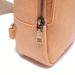Embroidery Wide Strap Casual Chest Bag PU Crossbody Waist Bag