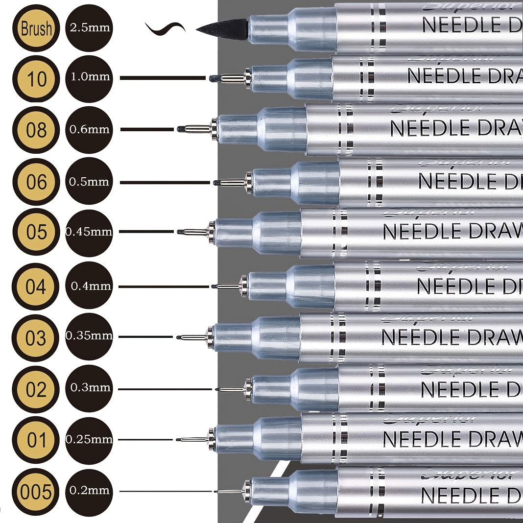 Bview Micro Pen Fineliner Ink Pens Micro Fine Point