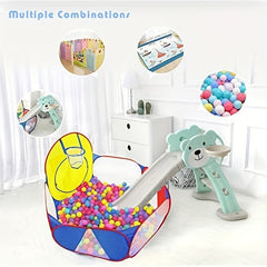 Large Kids Ball Pit Tent with Basketball Hoop & Storage Bag