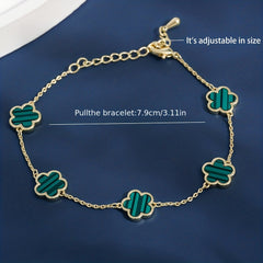 Ladies Flower Copper Bracelet Birthday Gift