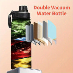 20oz Anime Character Stainless Steel Coffee Mug with Lid