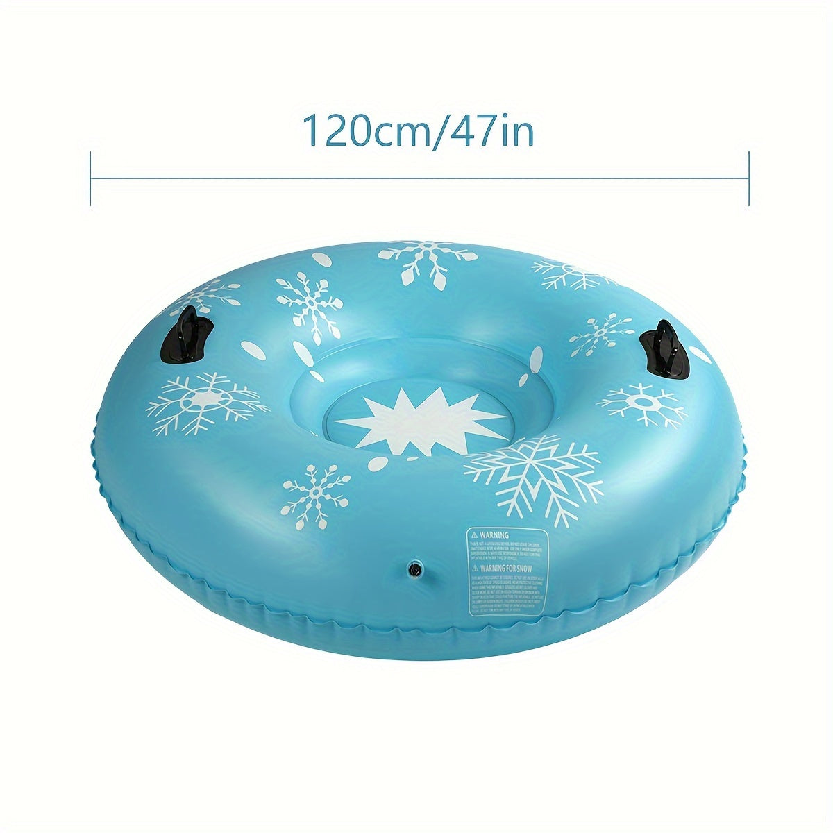 Inflatable Skiing Ring Skiing Pad Winter Outdoor Sports 47inch 55inch
