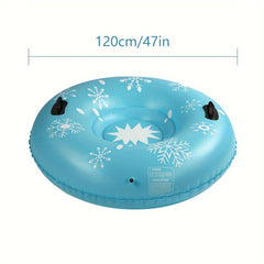Inflatable Skiing Ring Skiing Pad Winter Outdoor Sports 47inch 55inch