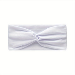 Solid Cross Knotted Headband Hair Band Style Hair Accessories